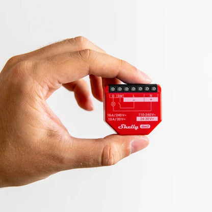 Shelly 1PM Gen3 Dual Relay Switch with Power Monitoring - Gomix Brands Outlet