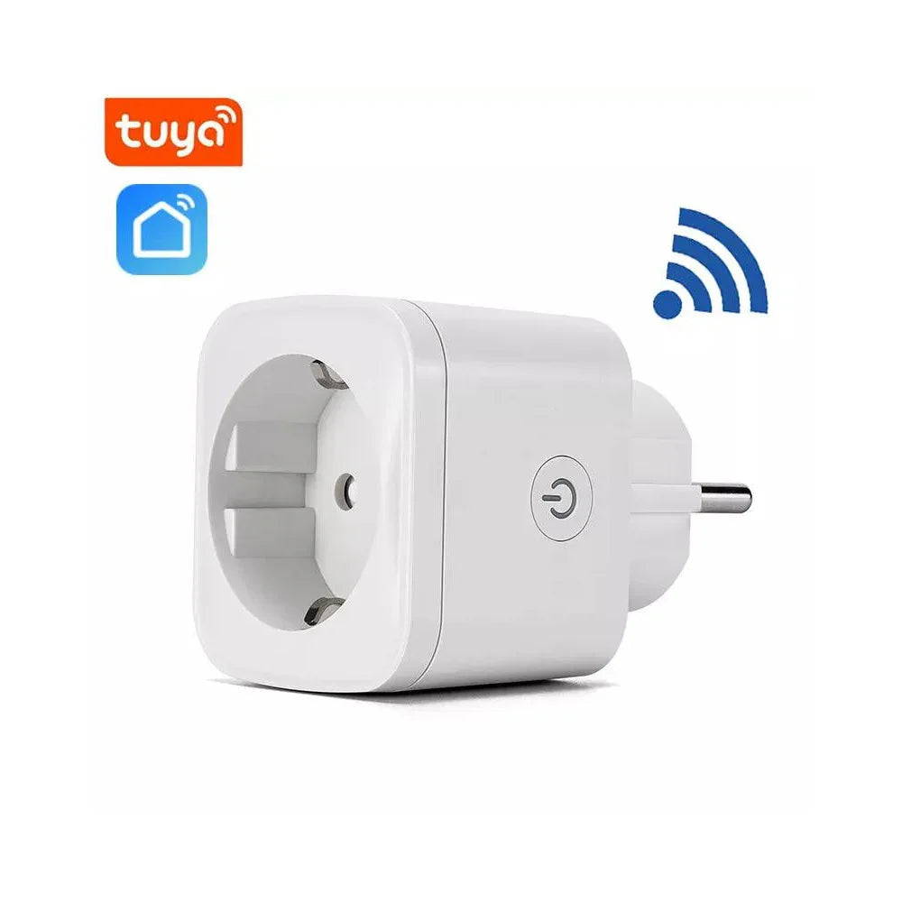 TUYA Smart WiFi Power Plug 16A with Energy Metering for Home Automation - Gomix Brands Outlet