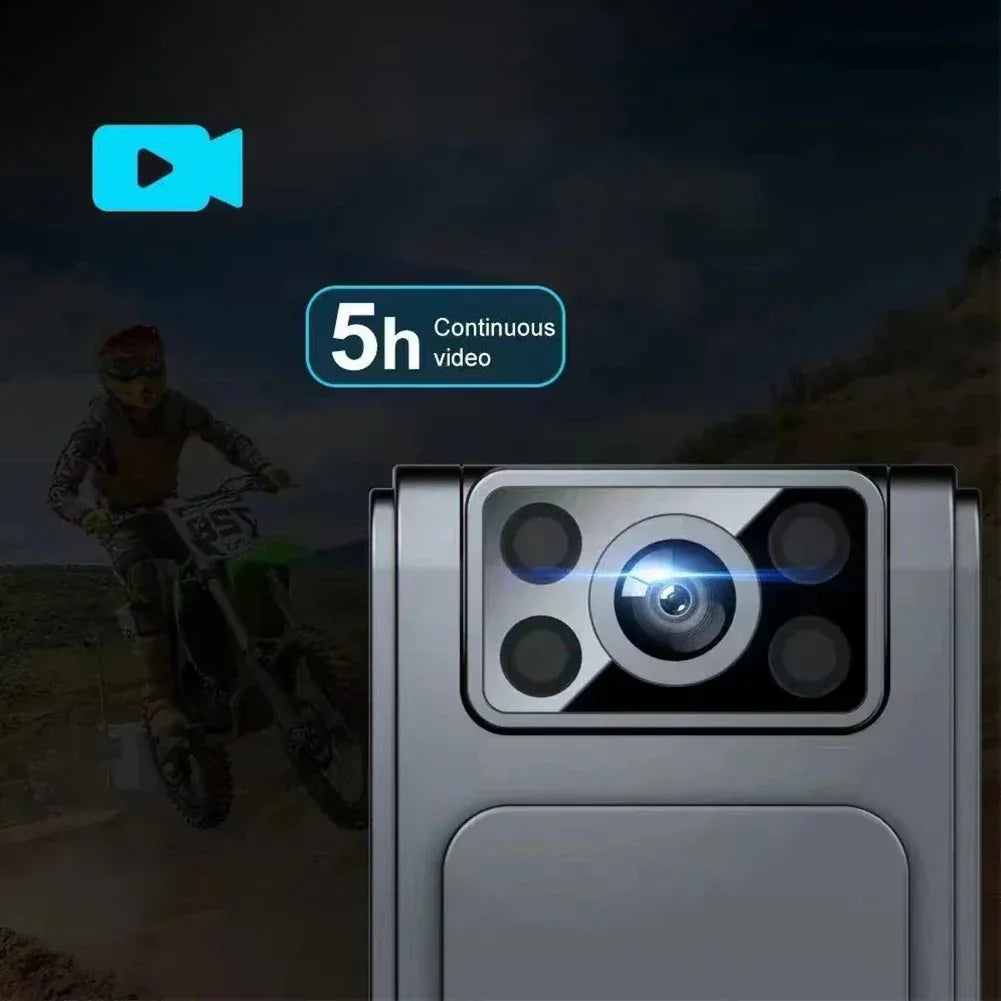 Shunmaii L8 Mini Body Cam: Full HD 1080p, WiFi, Rotating Lens, Night Vision - Gomix Brands Outlet