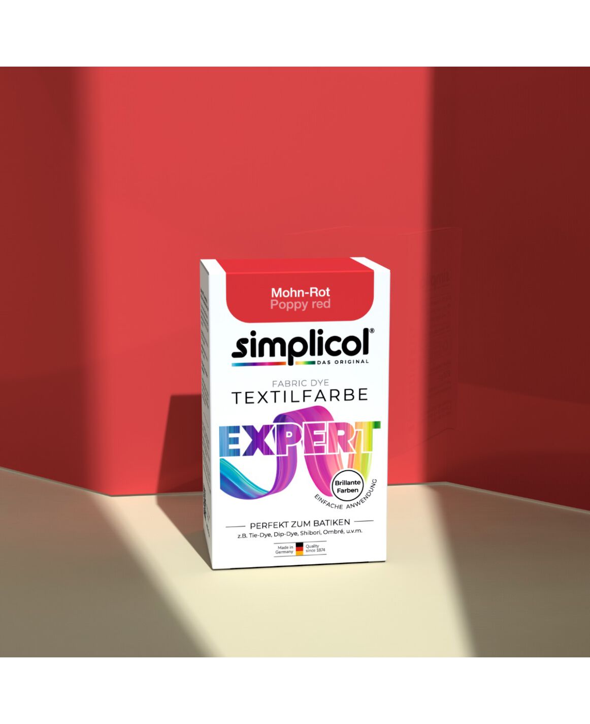 Simplicol Textilfarbe Expert Mohn-Rot
