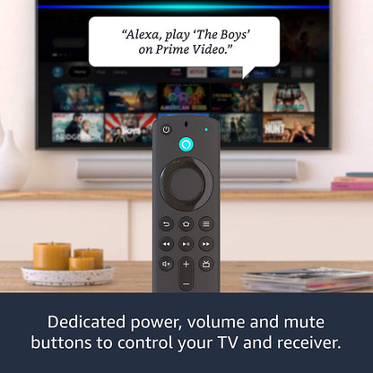 Amazon Alexa Voice Remote (3rd Gen) for Amazon Fire TV – Replacement Remote Only