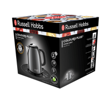 Russell Hobbs Colours Plus+ Mini Kettle 24993-70 Grey 1L