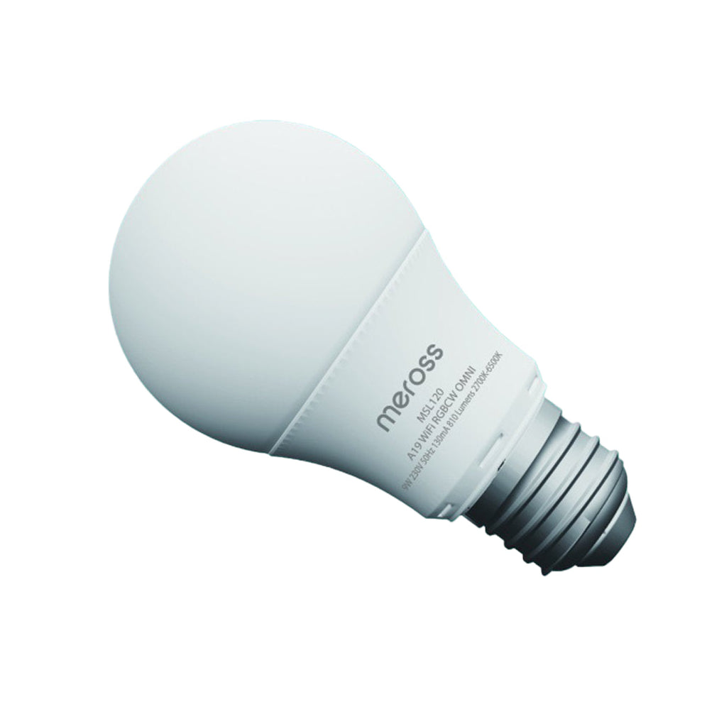 Meross Smart WiFi LED Bulb MSL120, Dimmable Color Changing Light