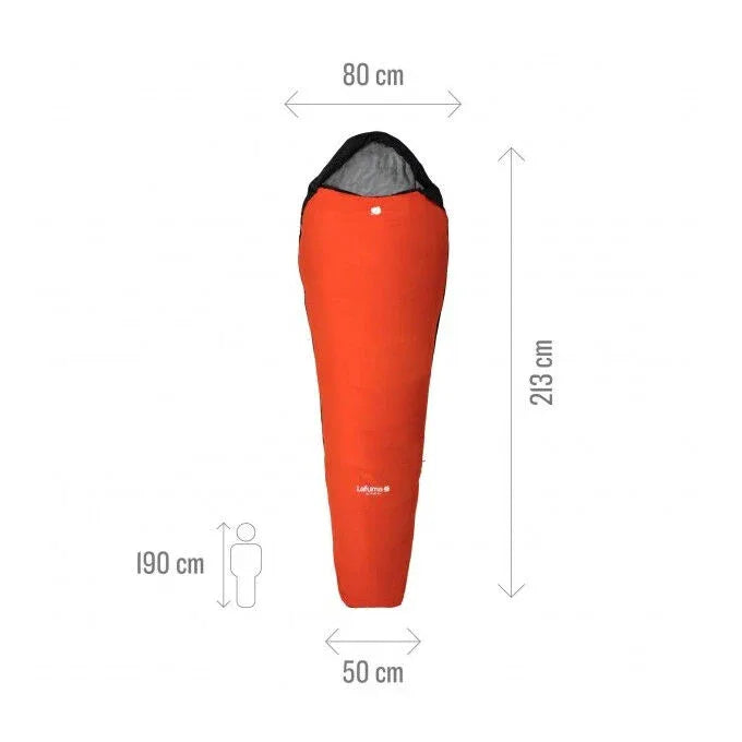 Lafuma ACTIVE 10° Lightweight Sarcophagus Sleeping Bag with Recycled Synthetic Insulation - Gomix Brands Outlet
