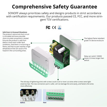 SONOFF MINIR4M MINI Extreme Wi-Fi Smart Switch