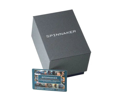 Spinnaker Fleuss Automatic 43mm Men's Dive Watch with Black Dial and Leather Strap