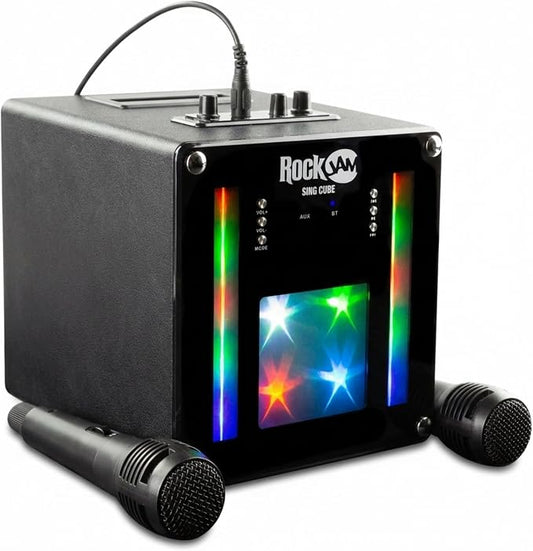 RockJam SingCube 10Watt Bluetooth Karaoke Machine