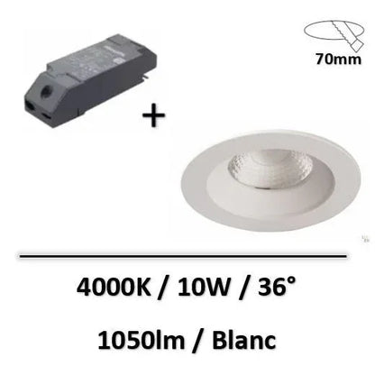 Lited Cobi Fixed 10W 4000K White LED Recessed Downlight Spot - Gomix Brands Outlet