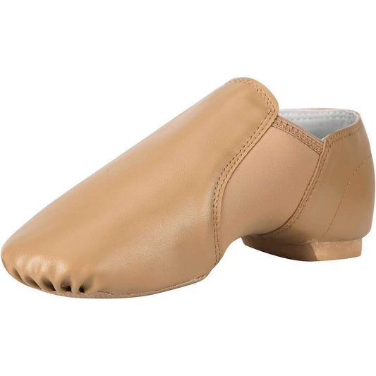 Linodes Unisex PU Leather Slip-On Jazz Dance Shoes