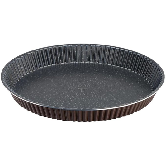 Tefal Success 30cm Aluminium Tart Pan – Brown Non‑Stick Bakeware