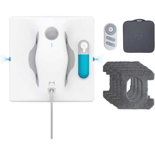 HUTT W8 2‑Way Spray Window Cleaning Robot with Edge Detection