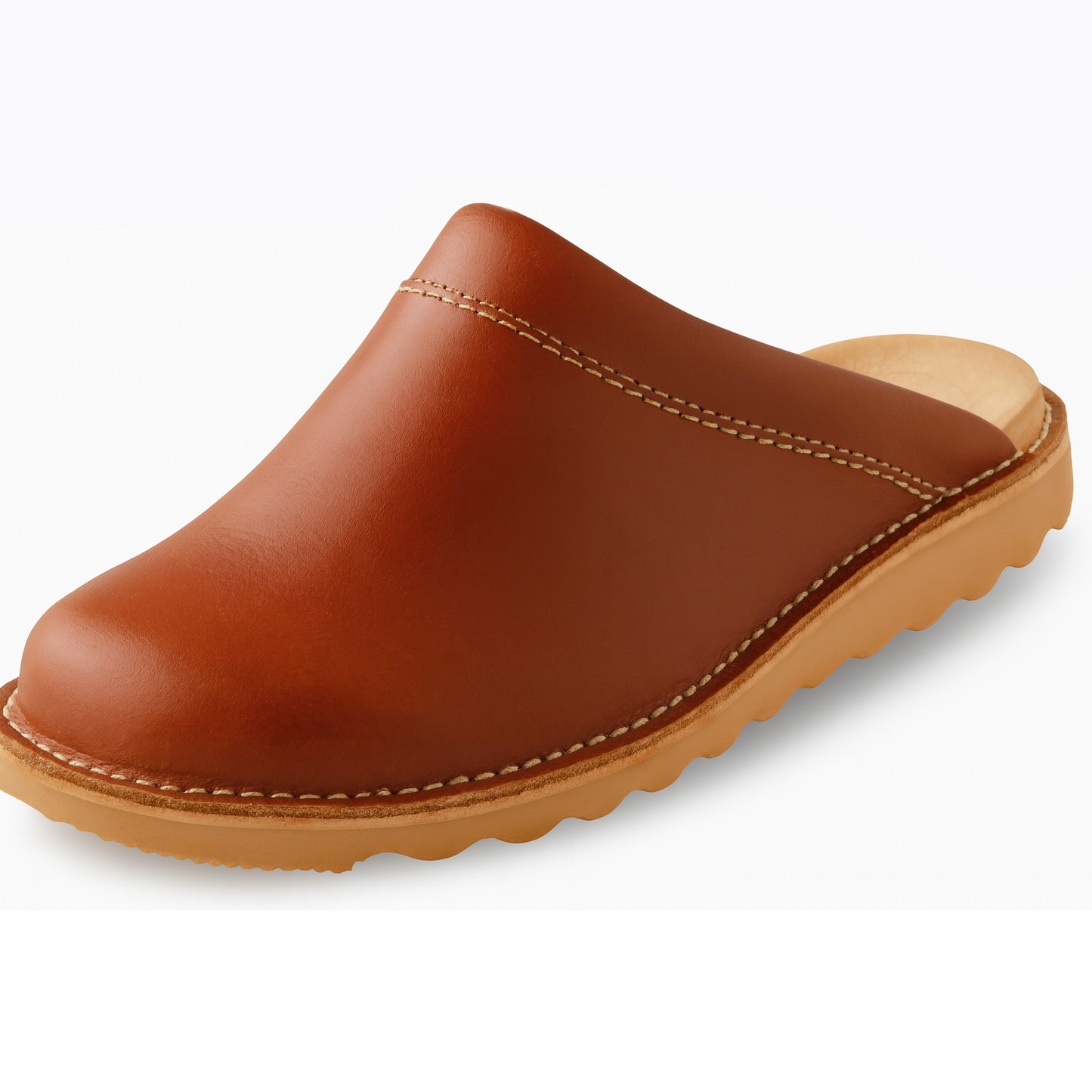 Gevavi 2165 Men's Slip-On Slippers – Soft Brown Comfort