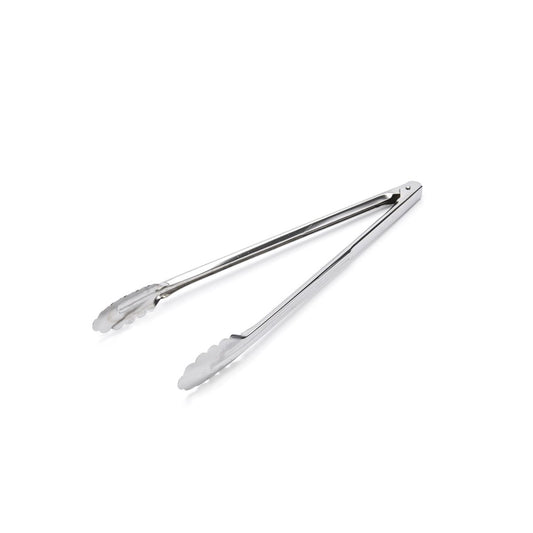 Stainless Steel Utility Tongs 30cm with Oak Leaf Ends