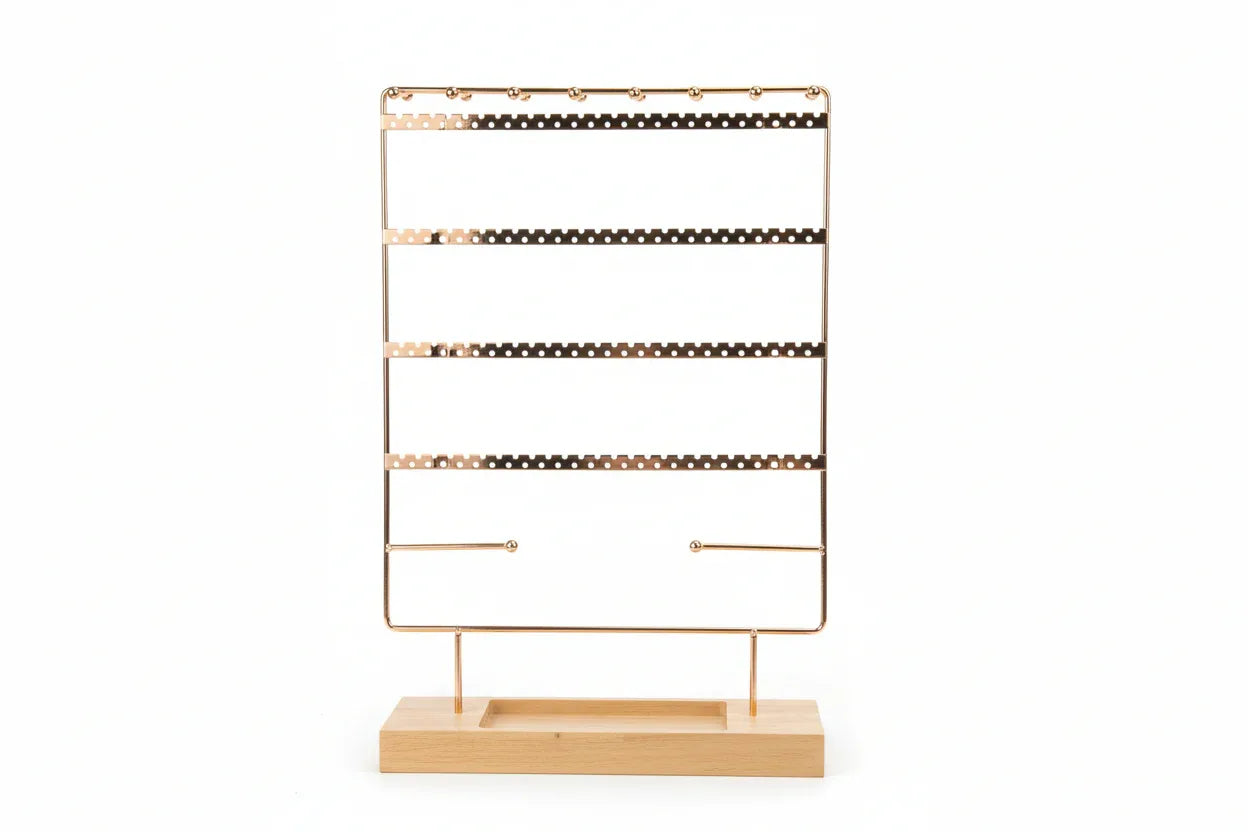 Rose Gold Mocolo accessories Holder Stand - Holes, 5 Layers - Gomix Brands Outlet