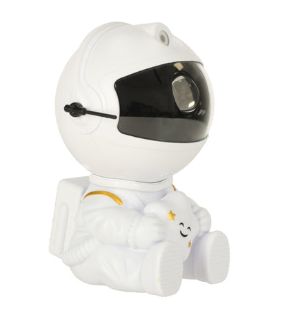Astronaut Star Projector Lamp with Remote Control - White Nebula Night Light