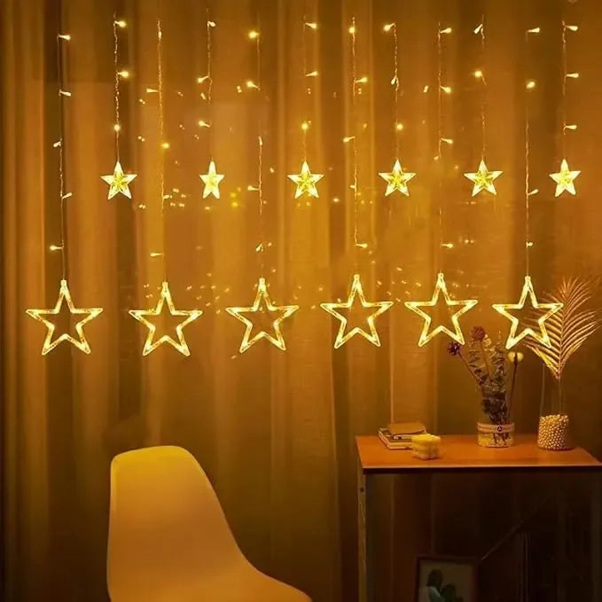 Golden Star Curtain LED String Lights - Gomix Brands Outlet