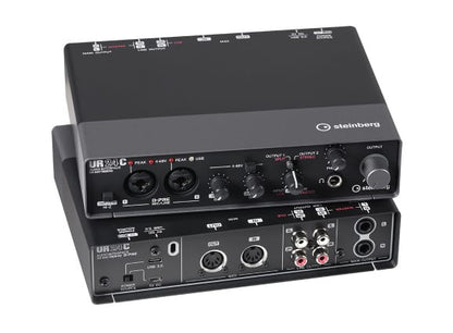 Steinberg UR24C USB-C Audio Interface: 2-In/4-Out, D-PRE Preamps for Studio Recording