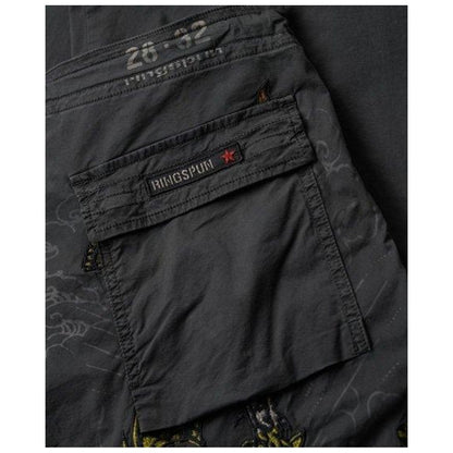 Superdry X Ringspun Women's Washed Black Boyfriend Cargo Pants - Loose Fit