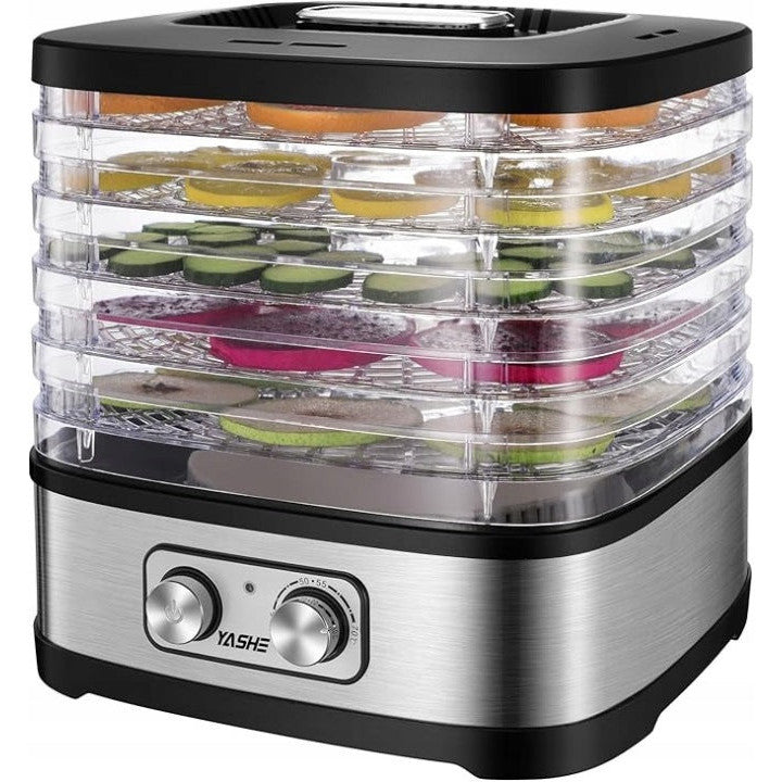 YASHE GGJ-261A Food Dehydrator 240W for Mushrooms and Fruits