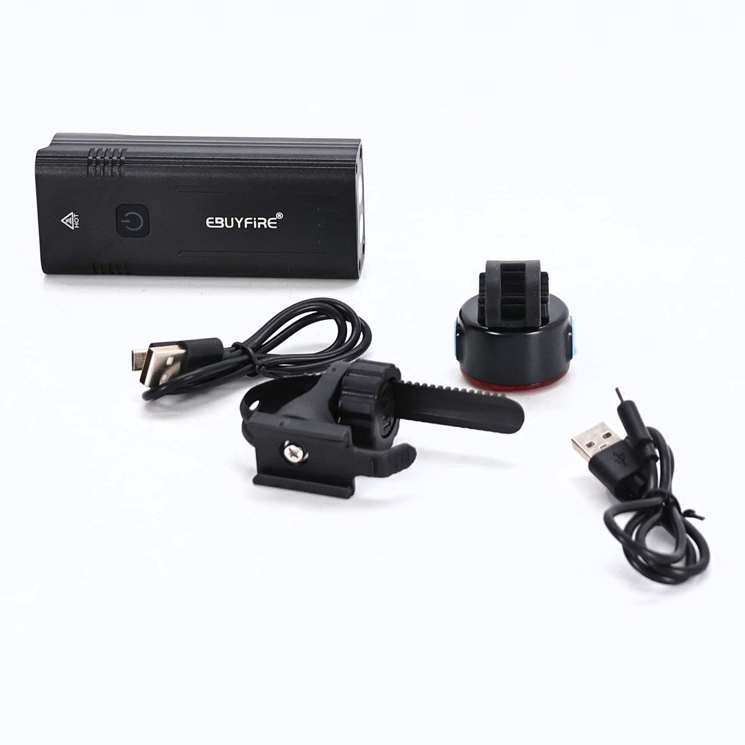 EBUYFIRE KX6 3000 Lumen Rechargeable LED Bicycle Light, IPX5 Waterproof Front