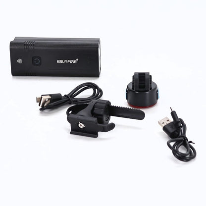 EBUYFIRE KX6 3000 Lumen Rechargeable LED Bicycle Light, IPX5 Waterproof Front