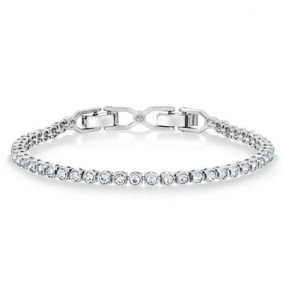 Swarovski Emily Tennis Bracelet - line of sparkling crystals