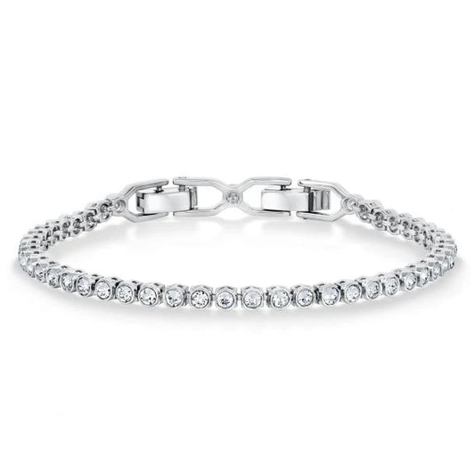 Swarovski Emily Tennis Bracelet - line of sparkling crystals