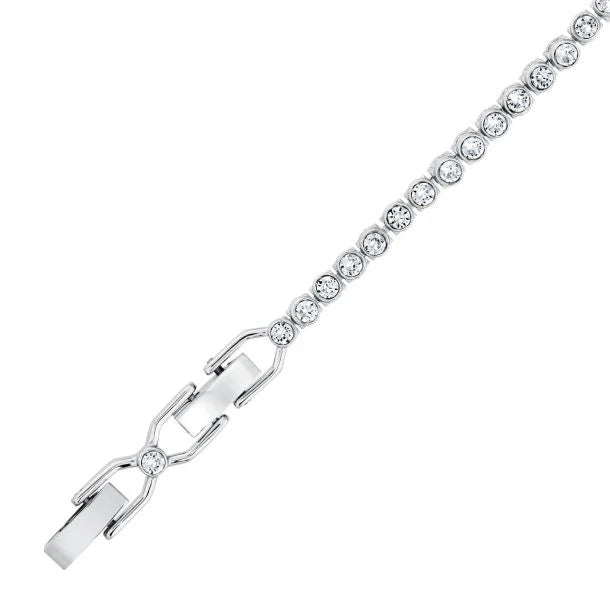 Swarovski Emily Tennis Bracelet - line of sparkling crystals