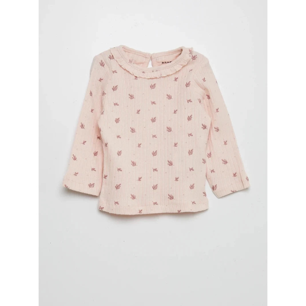 Kiabi T‑shirt 3M Baby Rose