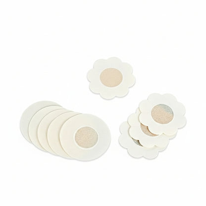 Soft Satin Nipple Covers – 5 Pairs Self‑Adhesive Pasties