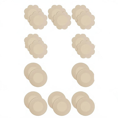 Soft Satin Nipple Covers – 5 Pairs Self‑Adhesive Pasties