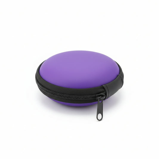 MyGadget Mini Headphone Storage Bag with Carbon Fiber Look