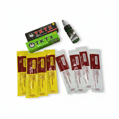 Tattoo Supplies: pure water pigments, glycerin, anthracene oil