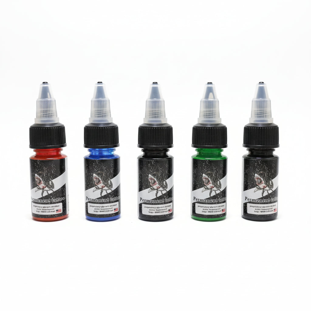 Tattoo Supplies: pure water pigments, glycerin, anthracene oil