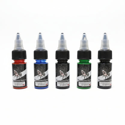 Tattoo Supplies: pure water pigments, glycerin, anthracene oil