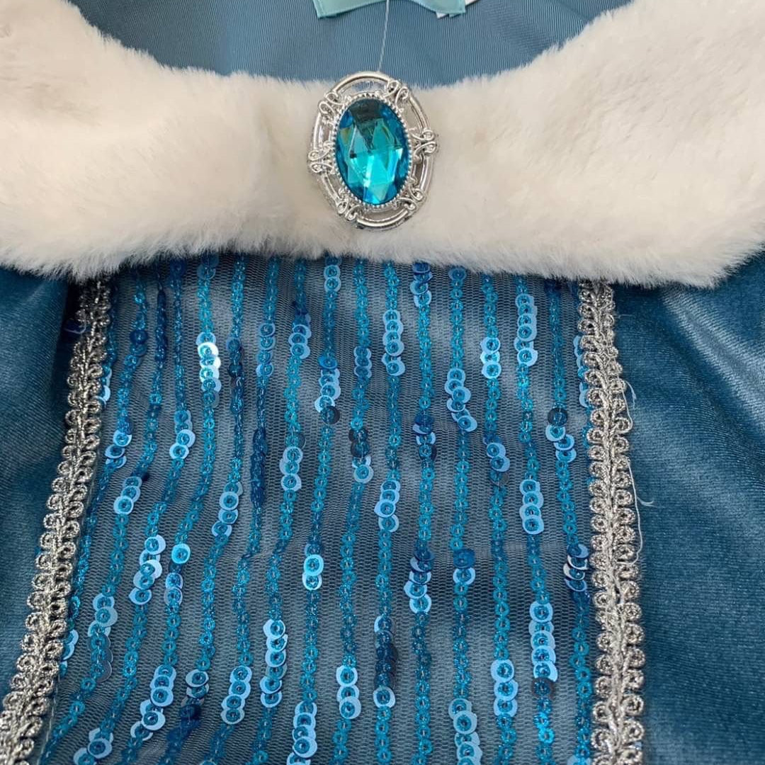 Enchanting Elsa Princess Dress for Girls with Flowing Cape - Disney Frozen 2 Inspired