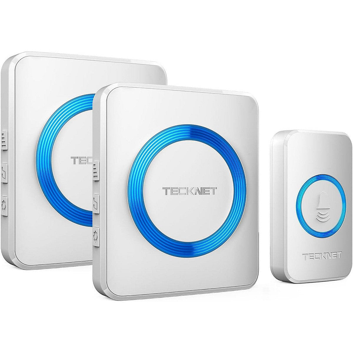 TeckNet Twin Wireless Doorbell Kit: IP65 Waterproof, 1300ft Range, 60 Chimes