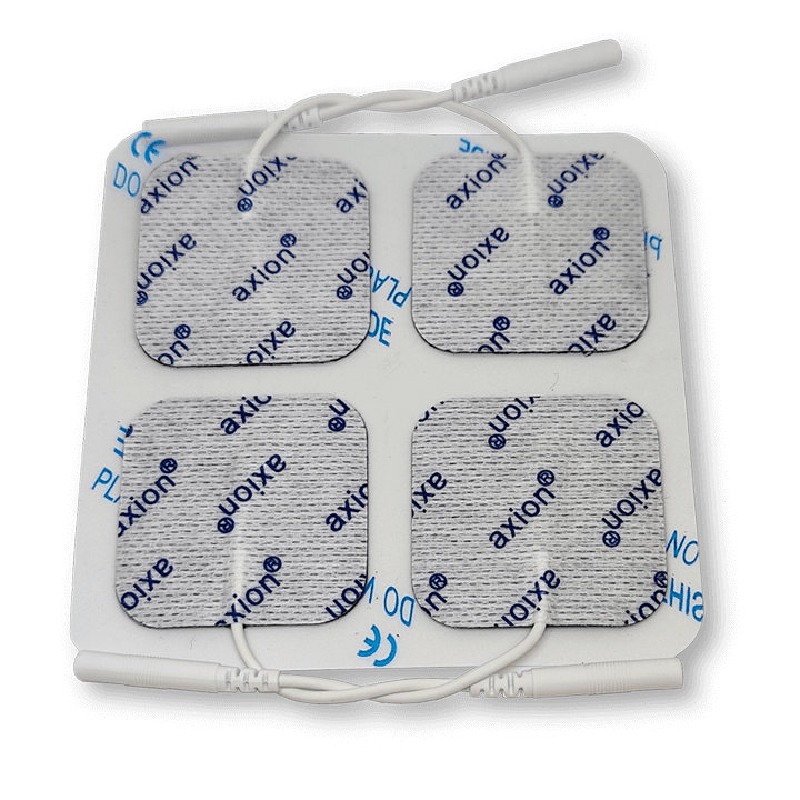 Reusable 4-Piece TENS EMS Gel Electrodes 40x40mm for Pain Relief