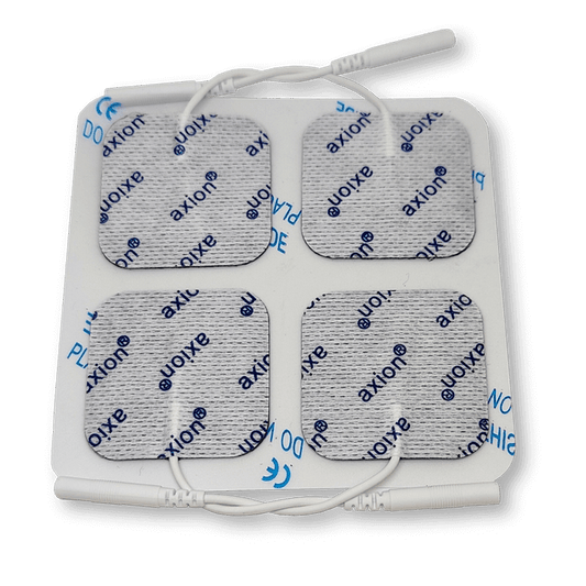 Reusable 4-Piece TENS EMS Gel Electrodes 40x40mm for Pain Relief