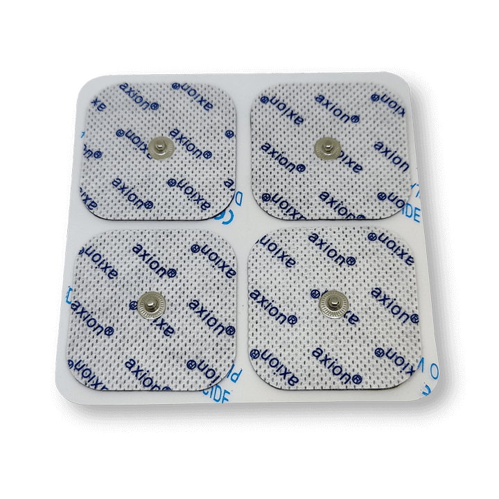 Reusable 4-Piece TENS EMS Gel Electrodes 40x40mm for Pain Relief