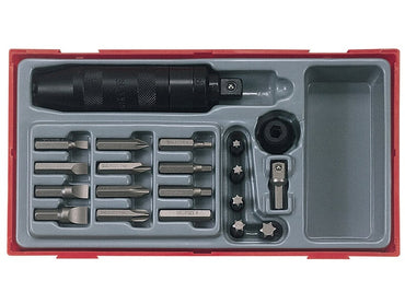 Teng TTID20 Industrial Impact Driver Set with 1/2-inch Drive and 17 Bits