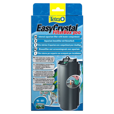 Tetra EasyCrystal FilterBox 300: Efficient Internal Aquarium Filter with Integrated Heater Compartment