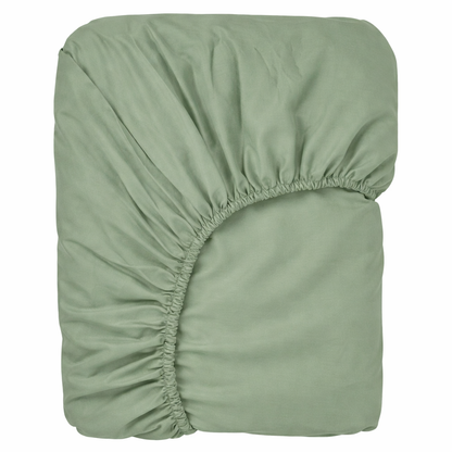 Blumtal Basics Sage Green  Soft Microfibre Fitted Sheet 135x190cm
