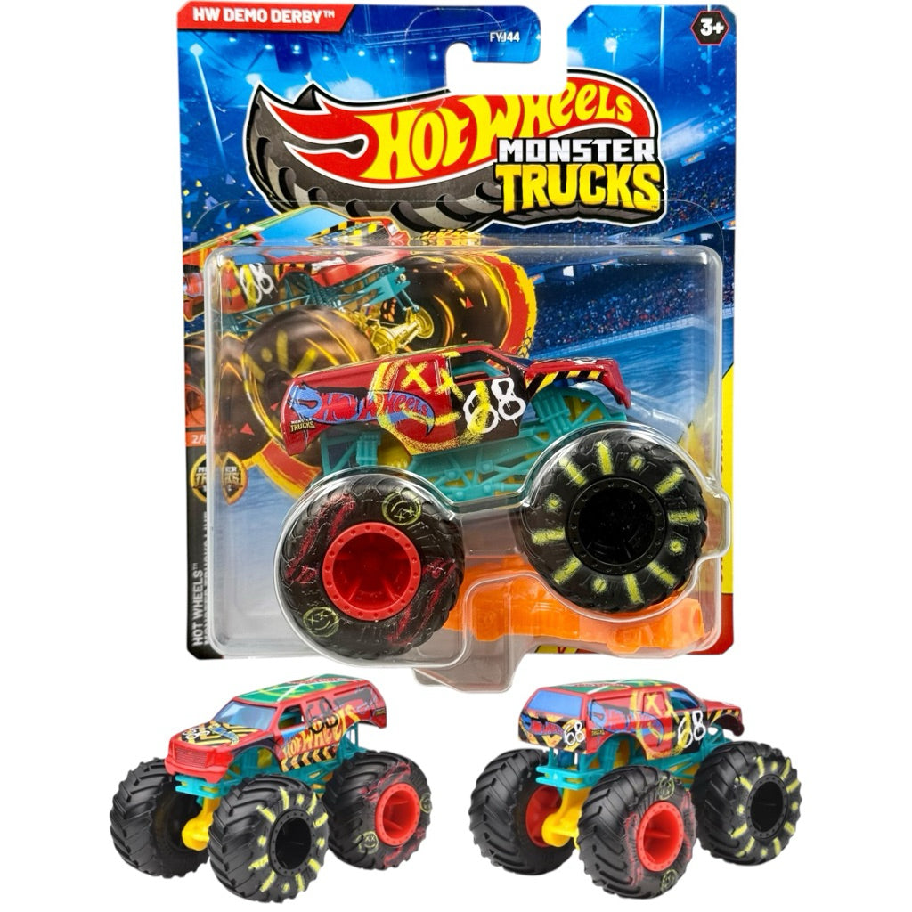 Hot Wheels 2019 Monster Trucks Giant Wheels Sriracha 1:64 Scale