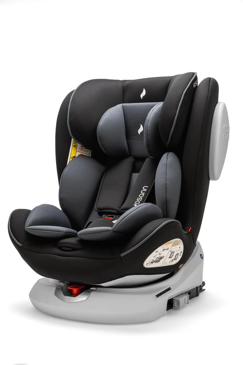 Osann Four360 Car Seat with Isofix, 0-36 kg, Black