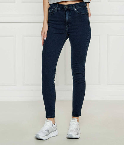 Tommy Jeans Sylvia Women's Skinny Fit Navy Blue Denim Jeans Organic Cotton