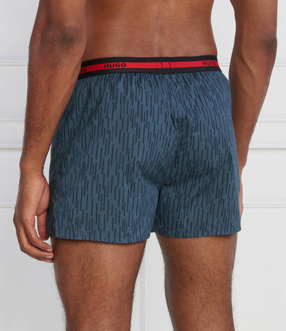 Hugo Boss Men's Premium Cotton Boxer Shorts 2-Pack: Comfort, Style, Logo Waistband