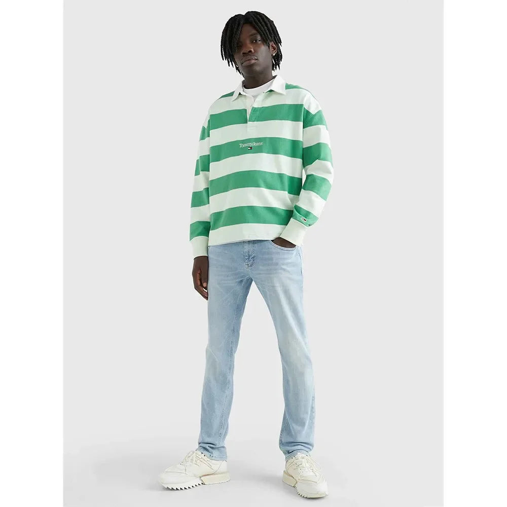 Tommy Jeans Scanton Slim Fit Power Stretch Cotton Blend Blue Denim Jeans - Gomix Brands Outlet