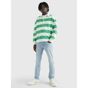 Tommy Jeans Scanton Slim Fit Power Stretch Cotton Blend Blue Denim Jeans - Gomix Brands Outlet