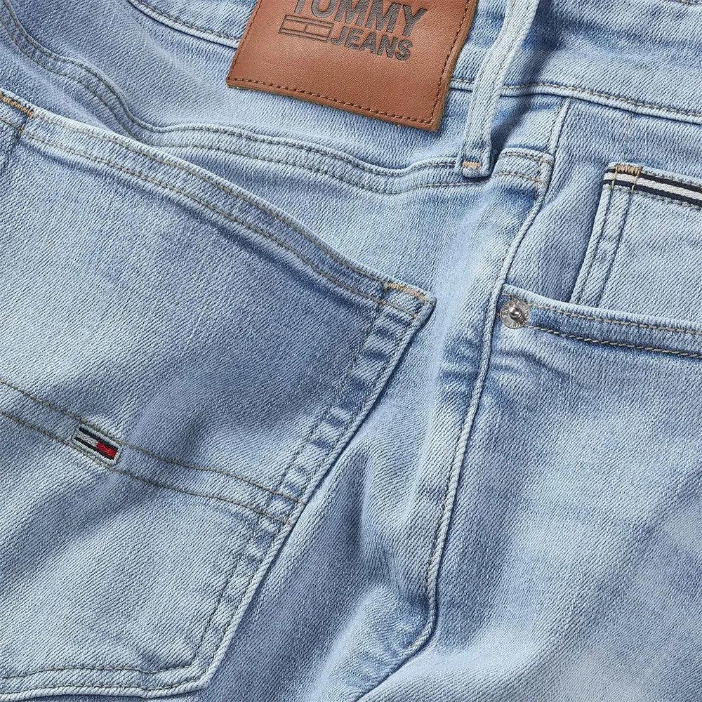 Tommy Jeans Scanton Slim Fit Power Stretch Cotton Blend Blue Denim Jeans - Gomix Brands Outlet